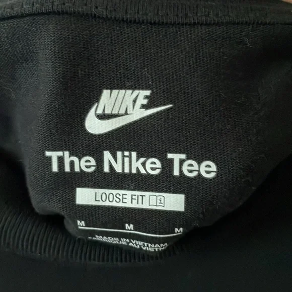 Nike black and cheetah t shirt. Loose fit. New with tags - Picture 2 of 3